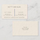 Koppels persoonlijk bellen / Visitekaartje (Voorkant / Achterkant)