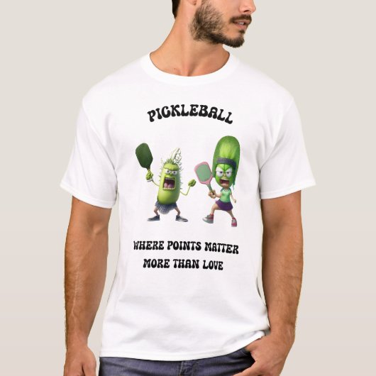 Koppels Pickleball T-Shirt van Posh Little Finds (Voorkant)