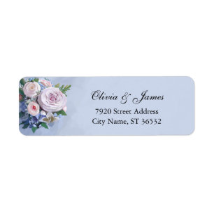 Koppels Roos Floral Elegant Etiket