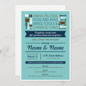 Koppels Shower Invite (cadeaus voor rond huis) Kaart (Voorkant / Achterkant)