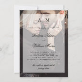 Koppels tonen Fotouitnodiging met bedekking Kaart (Voorkant)