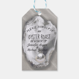 Koppels tonen oester Roast Classic Round Sticker Cadeaulabel