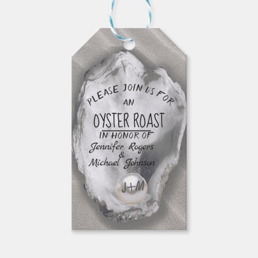 Koppels tonen oester Roast Classic Round Sticker Cadeaulabel (Voorkant)