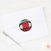 Koppels Trouwen 20 Jaar - Grappige 20ste bruiloft Ronde Sticker (Envelop)