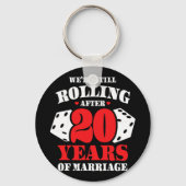 Koppels Trouwen 20 Jaar - Grappige 20ste bruiloft  Sleutelhanger (Voorkant)