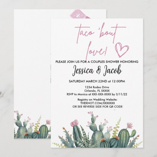 Koppels — Uitnodiging (Voorkant / Achterkant)