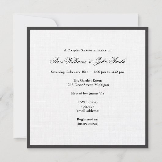 Koppels — Uitnodiging (Achterkant)