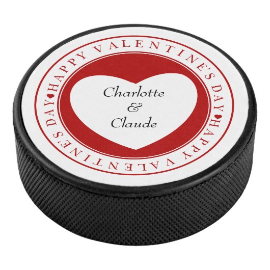 Koppels Valentijn Ice Hockey Puck (3/4)