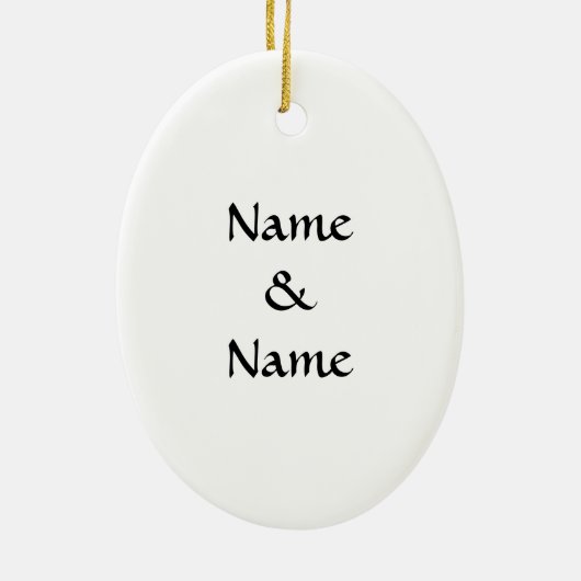 Koppels Verenigd Logo Ornament (Achterkant)