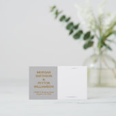 Koppels visitekaartje - Foto W Border Grey (Staand voorkant)