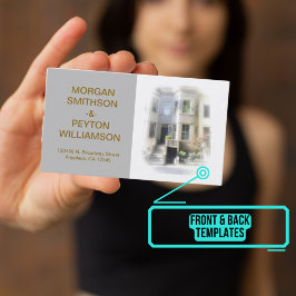 Koppels visitekaartje - Foto W Border Grey