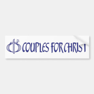 Koppels voor Christus-bumpersticker Bumpersticker