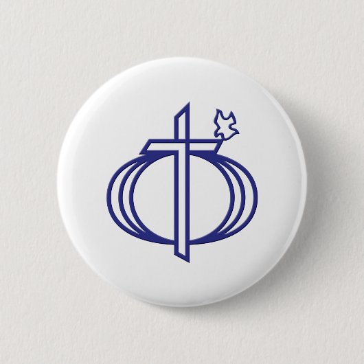 Koppels voor Christus Logo Ronde Button 5,7 Cm (Voorkant)