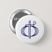 Koppels voor Christus Logo Ronde Button 5,7 Cm (Voorkant /achterkant)