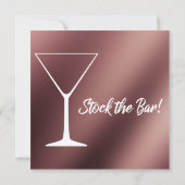 Koppels Voorraad de Bar Douche in Roos Gold Ombre Kaart (Achterkant)