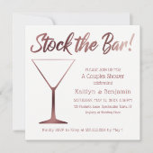 Koppels Voorraad de Bar Douche in Roos Gold Ombre Kaart (Voorkant)