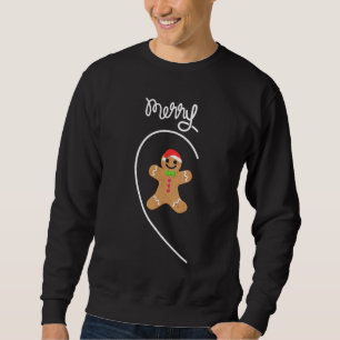Koppels Vrolijk Kerstmis Gingerbread Jongen Grappi Trui
