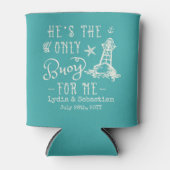 koppels vrouw en man koken met elkaar in overeenst blikjeskoeler (Voorkant)