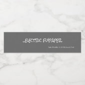 Koppels Waterfles Label - Elektrische Flypaper Waterfles Etiket (Enkel label)