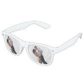 Koppels Zonnebril | Waterverf Ombre Retro Shades (Gekanteld)