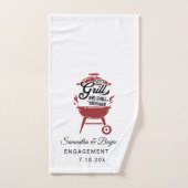 Koppelverbintenis BBQ Grillfeestje Handdoek (Handdoek)