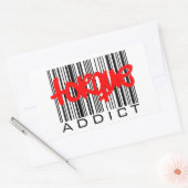 Koppelverslaafde Rechthoekige Sticker (Envelop)