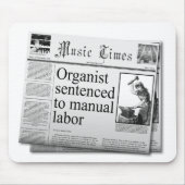 Koppen over organist muismat (Voorkant)