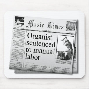Koppen over organist muismat