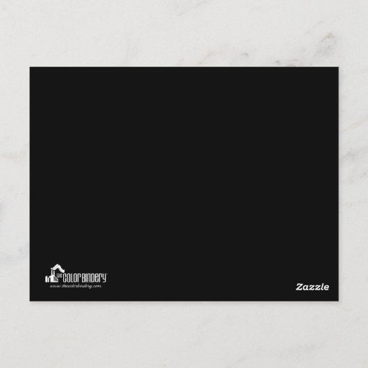 Koppen voor Actor en model zwart Briefkaart (Achterkant)