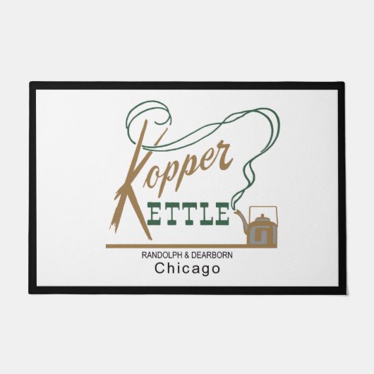 Kopper Kettle Restaurant, Chicago, IL Doormat Deurmat (Voorkant)