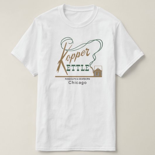 Kopper Kettle Restaurant, Chicago, IL T-shirt (Design voorkant)
