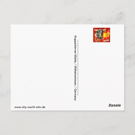 Kopperhörner Mühle/Galerieholländer Briefkaart (Achterkant)