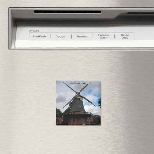 Kopperhörner Mühle / Wilhelmshaven / Deutschland Magneet (Insitu (Vaatwasser))