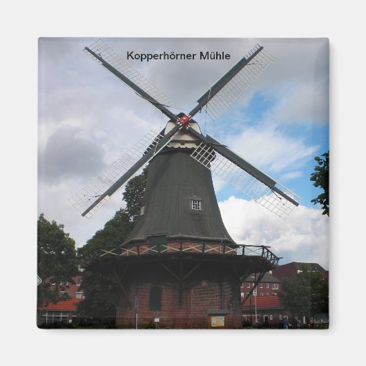 Kopperhörner Mühle / Wilhelmshaven / Deutschland Magneet (Voorkant)