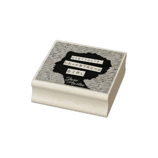 Koppig Eigengereid Meisje Trots & Vooroordeel Rubberstempel