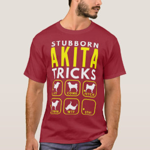 Koppige Akita Tricks - Hondentraining T-shirt