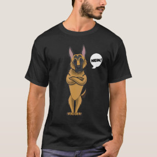 Koppige Duitse Herdershond Herder T-shirt