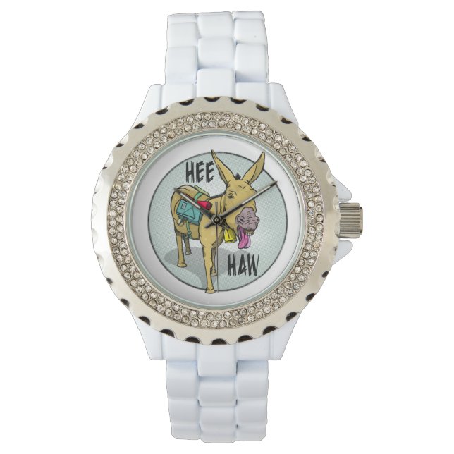 koppige ezel horloge (Voorkant)