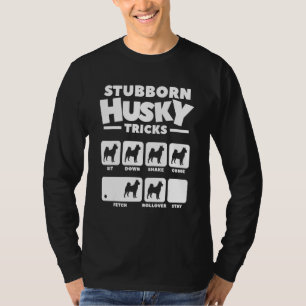 Koppige Husky Tricks voor een Siberische Husky 2 T-shirt