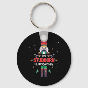 Koppige Notenkraker Leuk Kerst Familie Matchende  Sleutelhanger