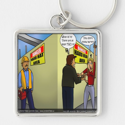 Koppige relatiepartner grappige cadeaus sleutelhanger (Voorkant)