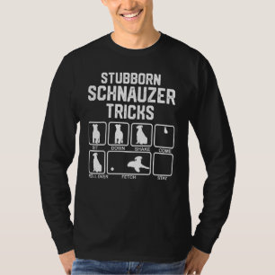 Koppige Schnauzer Trucs T-shirt