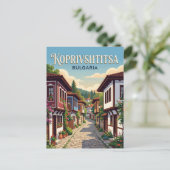 Koprivshtitsa-steeg Bulgarije Briefkaart (Staand voorkant)
