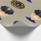 Kops en Donuts Cadeaupapier (Hoek)