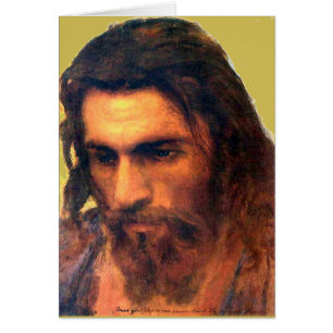 Kopstudie van Jezus Christus voor 1872 door I. Kra