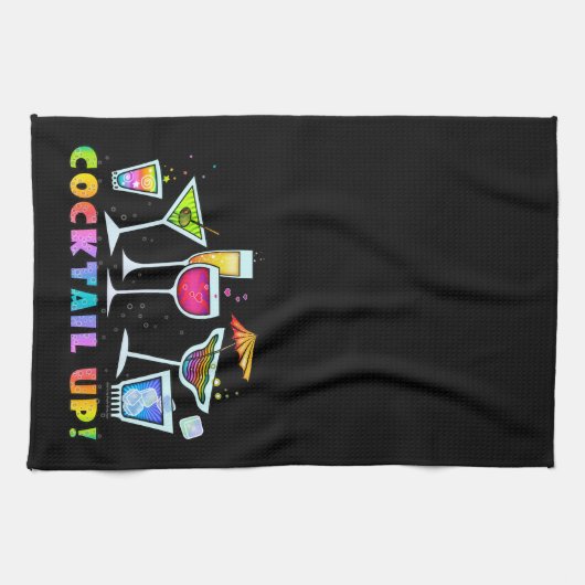 KOPTAIL UP GLASSES KITCHEN - BATH BAR TOWEL THEEDOEK (Horizontaal)