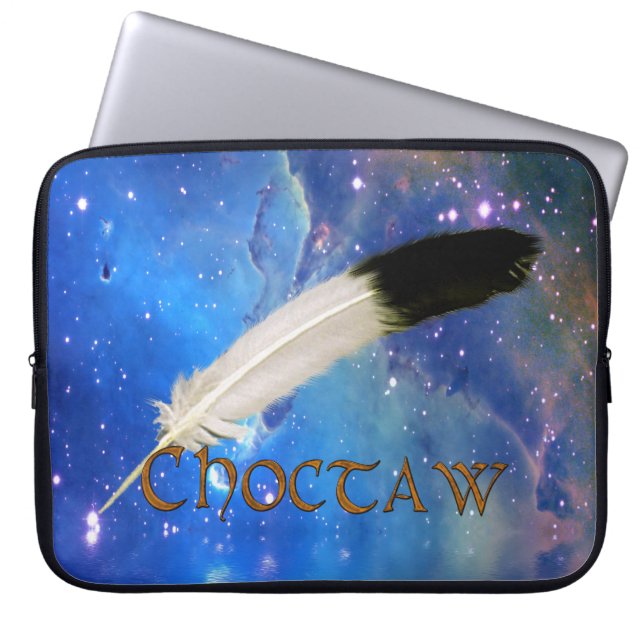 KOPTAW-hoes voor Native & Feather Space Laptop Laptop Sleeve (Voorkant)