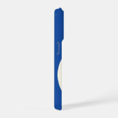 Koptekst Persoonlijke Initiaal, Blauwe en Groene S iPhone Hoesje (Rechterkant)