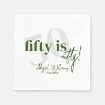 Koptekst Typografie met kalligrafie 50ste verjaard