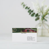 Koptekst van het landgoed "Living Red Barn Lasso M Visitekaartje (Staand voorkant)